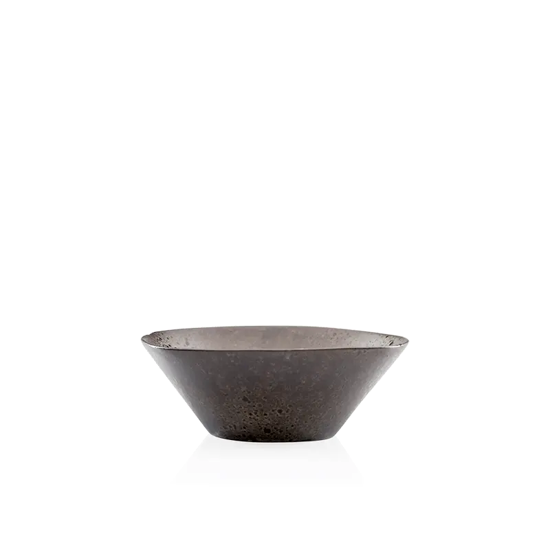 Rustico bowl stone black 15.3cm