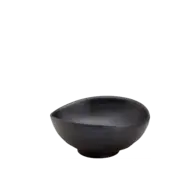 Schaal Oriental ovaal zwart 20.5x17cm