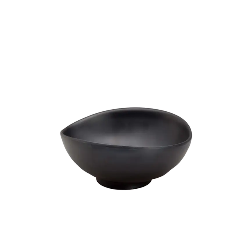 Schaal Oriental ovaal zwart 24x20cm