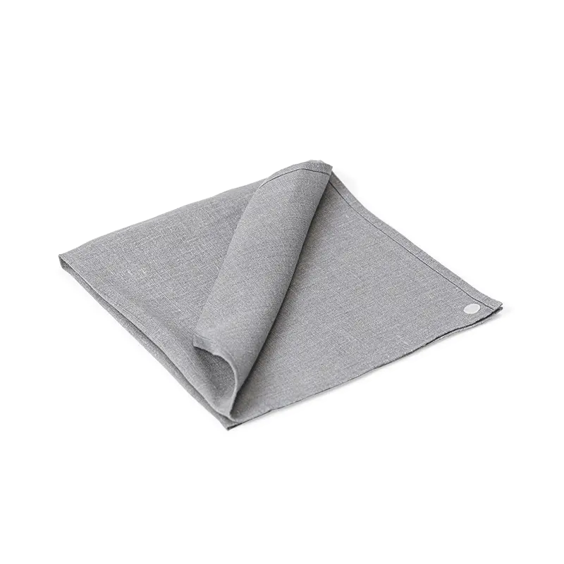 Servet Linnenlook Grijs 60x60 cm