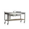 Spoeltafel met boiler