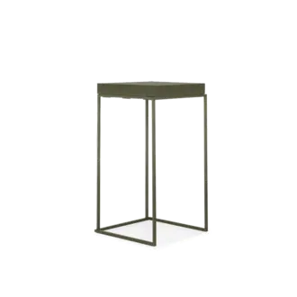 Statafel open frame olijfgroen