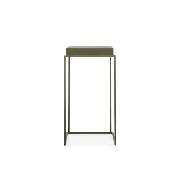 Statafel open frame olijfgroen
