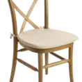 Stoel Crossback Venetië met kussen