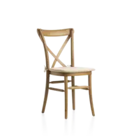Stoel Crossback Venetië met kussen