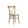 Stoel Crossback Venetië met kussen