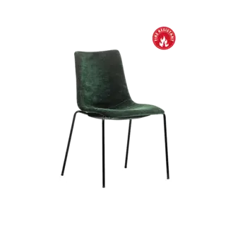 Stoel Liverpool, velvet groen