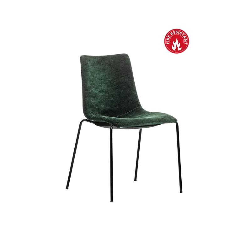 Stoel Liverpool, velvet groen