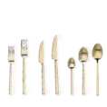 Terno tafellepel mat goud