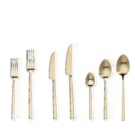 Terno tafellepel mat goud