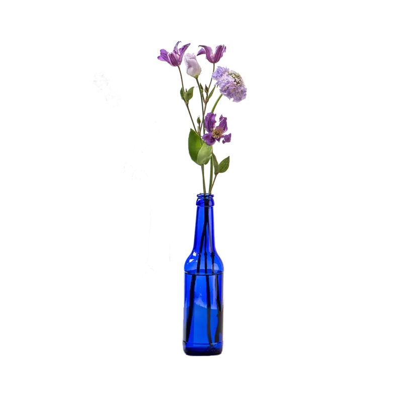 Vaasje Fles Blauw