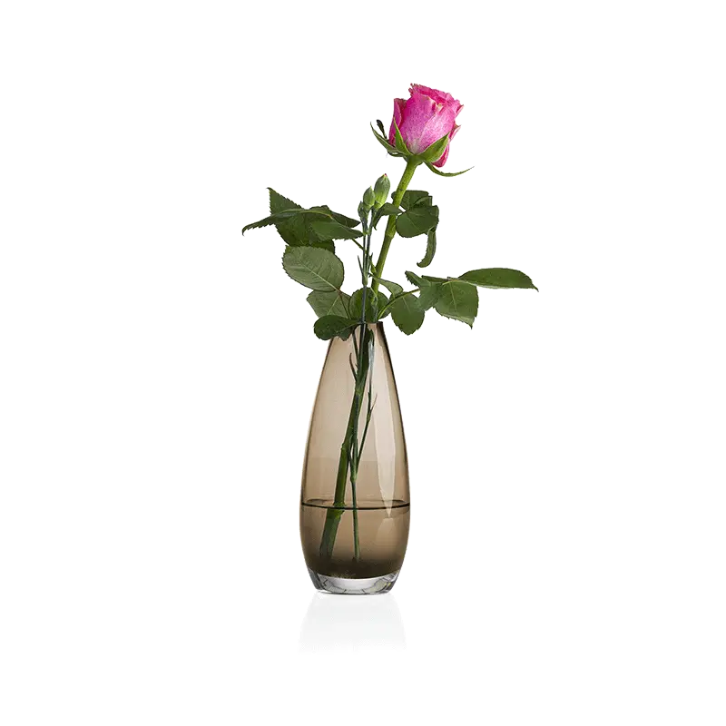Vaasje Pure Mocca 7.5 x 19 cm