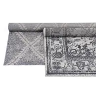 Vloerkleed met Print - Grijs - 160x230 cm