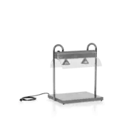 Warmhoudplaat met 2 lampen