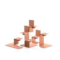 Waxinehouder Samen - Zacht Oranje M