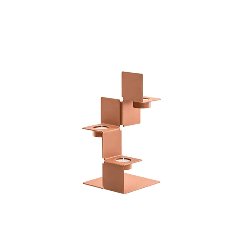Waxinehouder Samen - Zacht Oranje XL