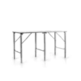 Werktafel opklapbaar rvs 190x80cm div. hoogtes