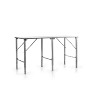 Werktafel opklapbaar rvs 190x80cm div. hoogtes