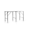 Werktafel opklapbaar rvs 190x80cm div. hoogtes